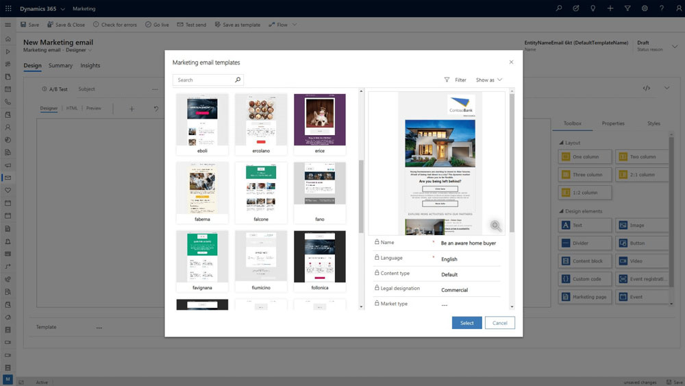 Dynamics-365-Marketing-eMail-Motiv